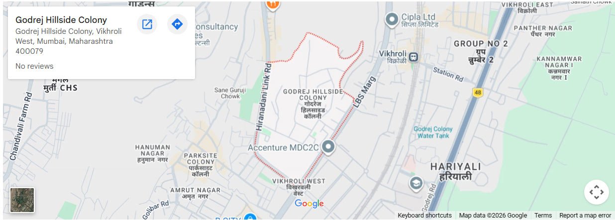 Godrej Hillside Colony Vikhroli